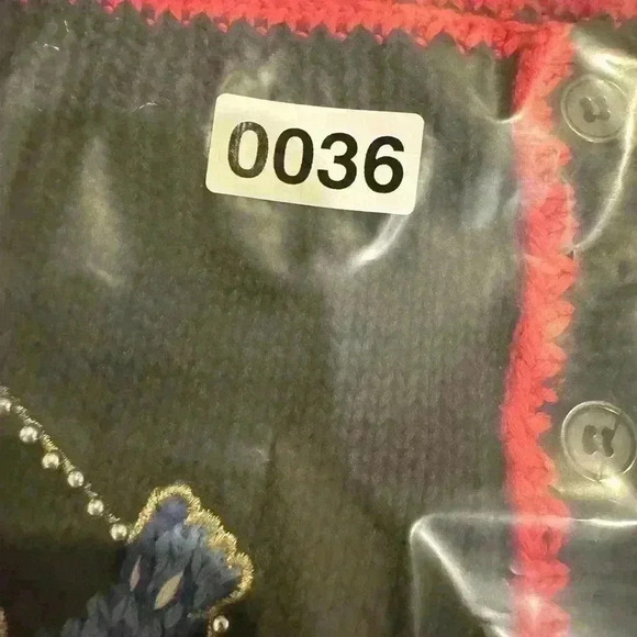 VTG Bechamel XL Christmas Sweater Vest Knit Holiday Grannycore Ugly Christmas - Picture 9 of 9